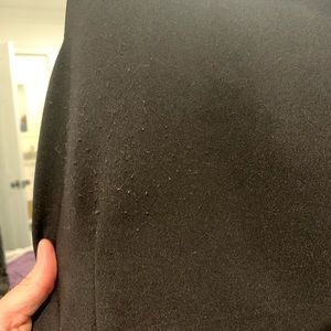 Mini black dress- Size L ..a few snags